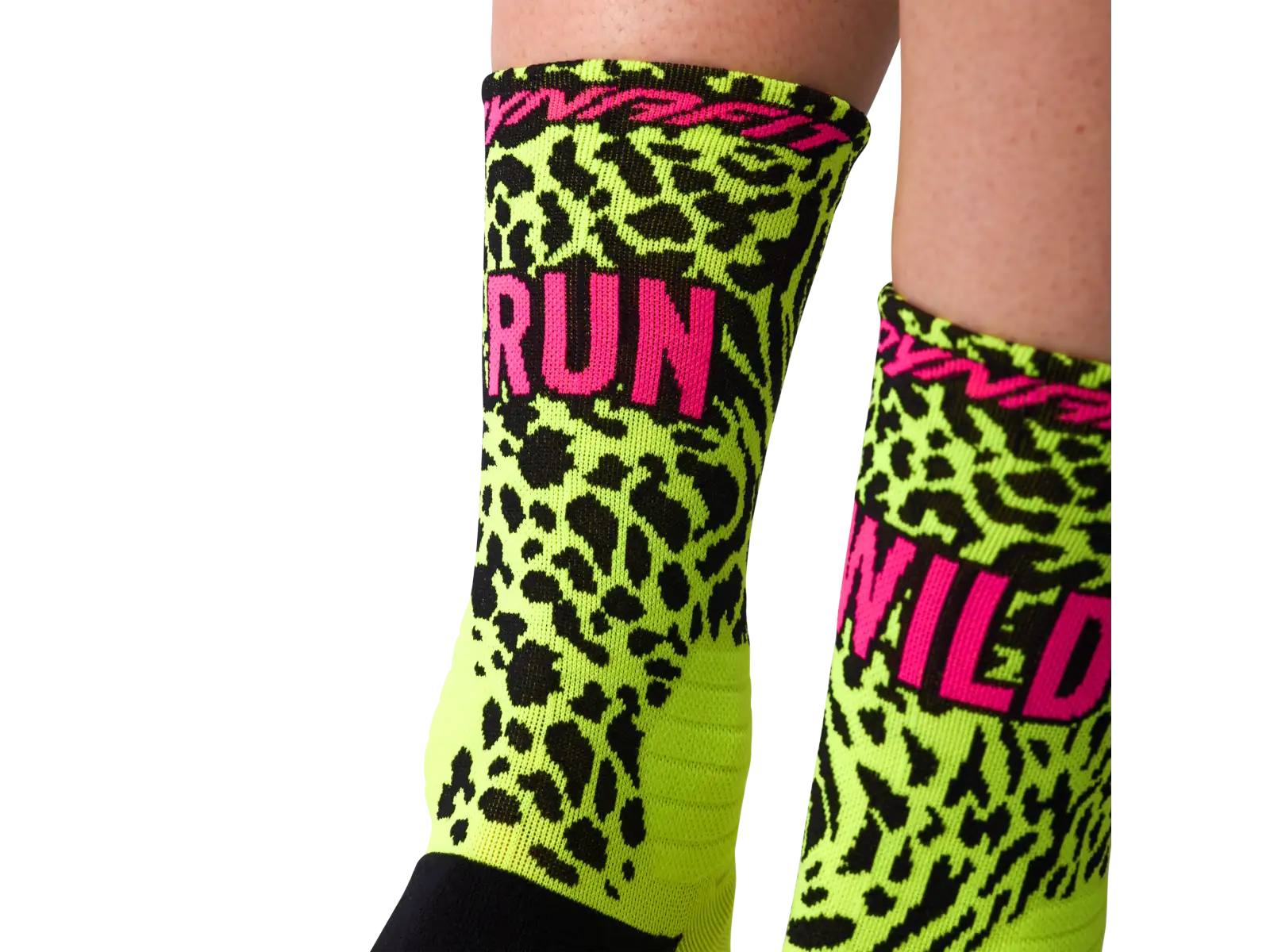 Dynafit Run Wild Crew Laufsocken Black Out/Ultra Yellow