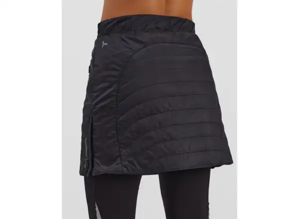 Silvini Cucca Damen Primaloft Rock Schwarz/Wolke