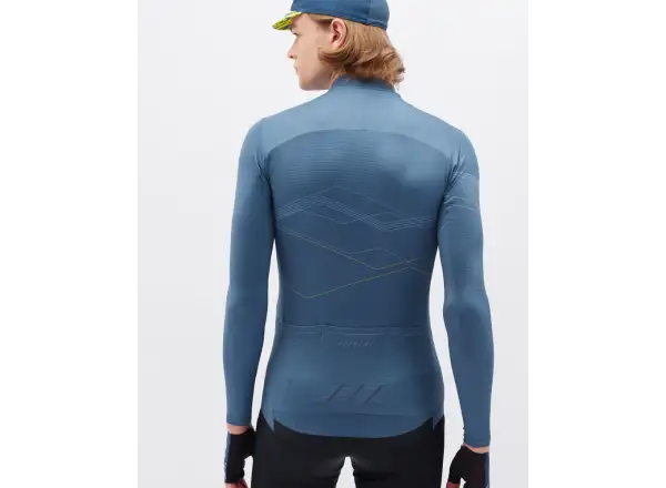 Silvini Valfuro Herrentrikot langärmlig Navy.