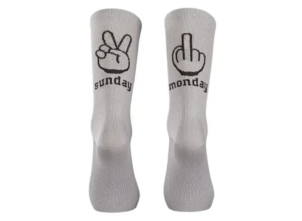 Northwave Sunday Monday Fahrradsocken Light Grey