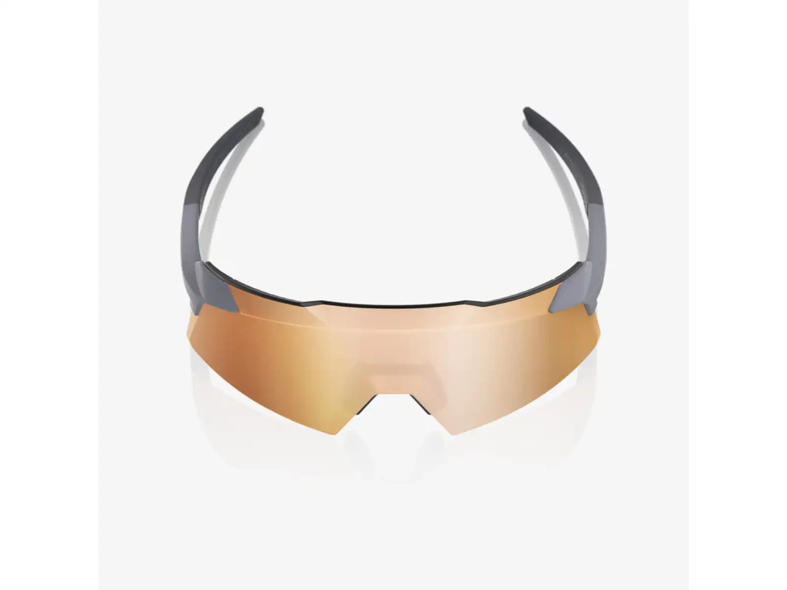 100% Aerocraft Sonnenbrille Soft Tact Grey/HiPER Copper Mirror