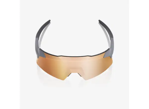100% Aerocraft Sonnenbrille Soft Tact Grey/HiPER Copper Mirror