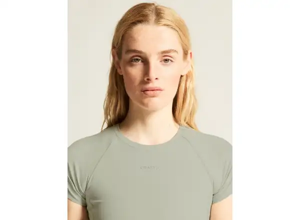 Craft Hypervent Cropped Damen T-Shirt grau