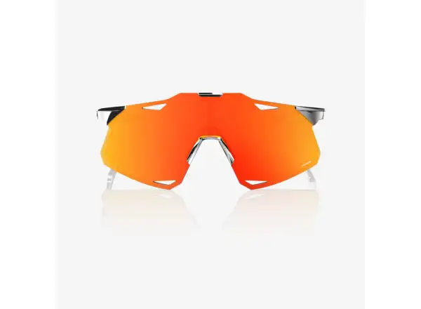 100% Hypercraft Brille Black Chrome/HiPER Red Mirror