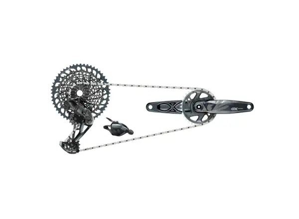 Sram GX Eagle DUB Boost Gruppe - 175 mm, 32 Zähne, Lunar