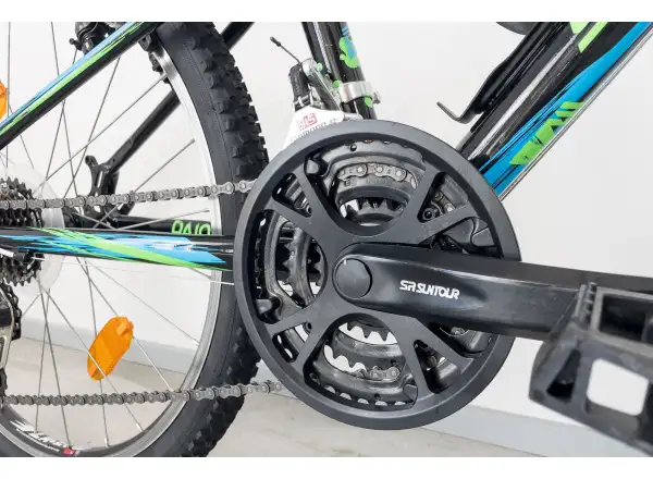 Superior Paint 24 Kinder-Mountainbike Schwarz/Grün BAZAR