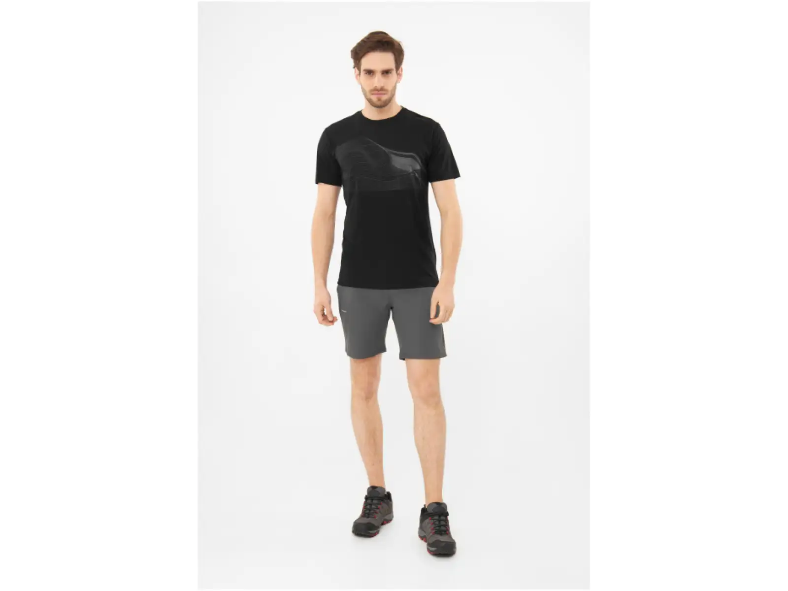 Viking Morain Herren T-Shirt kurzarm Schwarz