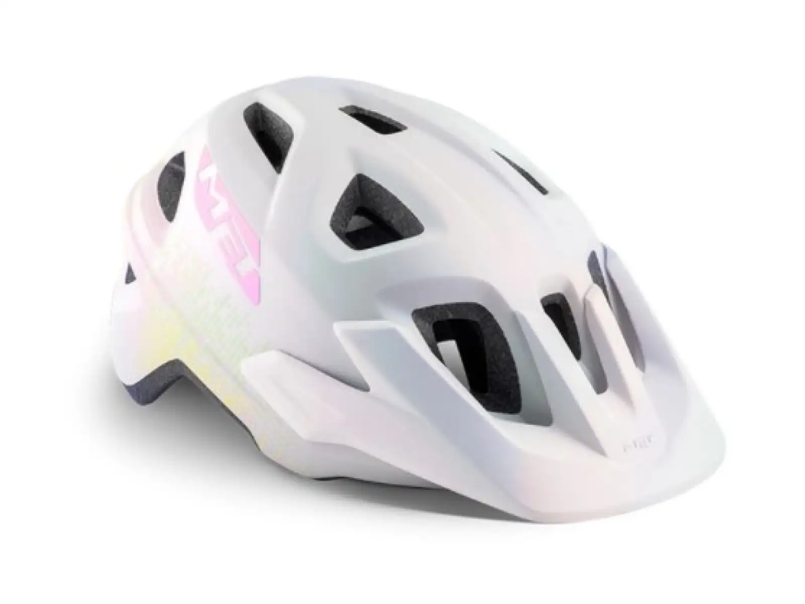 MET Eldar Junior Helm matte Weiß, Größe Uni (52-57 cm)