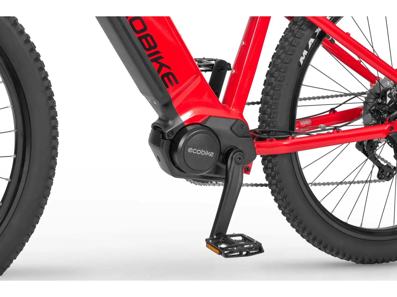 Ecobike RX 500 720 Wh schwarz rotes elektrisches Mountainbike