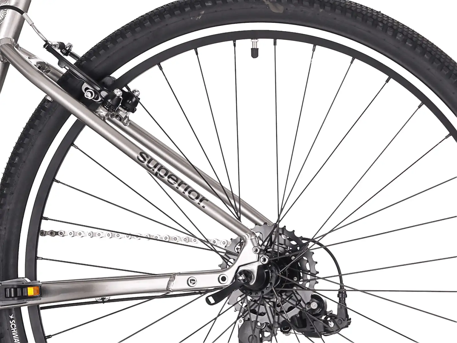 Superior Blox 6.0 Trekkingrad Gloss Dark Chrome