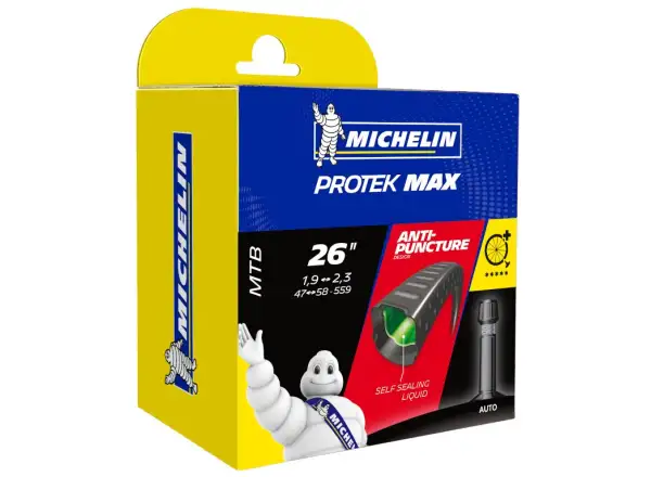 Michelin Protek Max MTB Schlauch 26x1,85-2,10" mit einem Schrader-Ventil 40 mm.