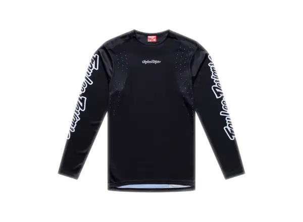 Troy Lee Designs Sprint Pro Herren-Trikot Langarm Mono Black