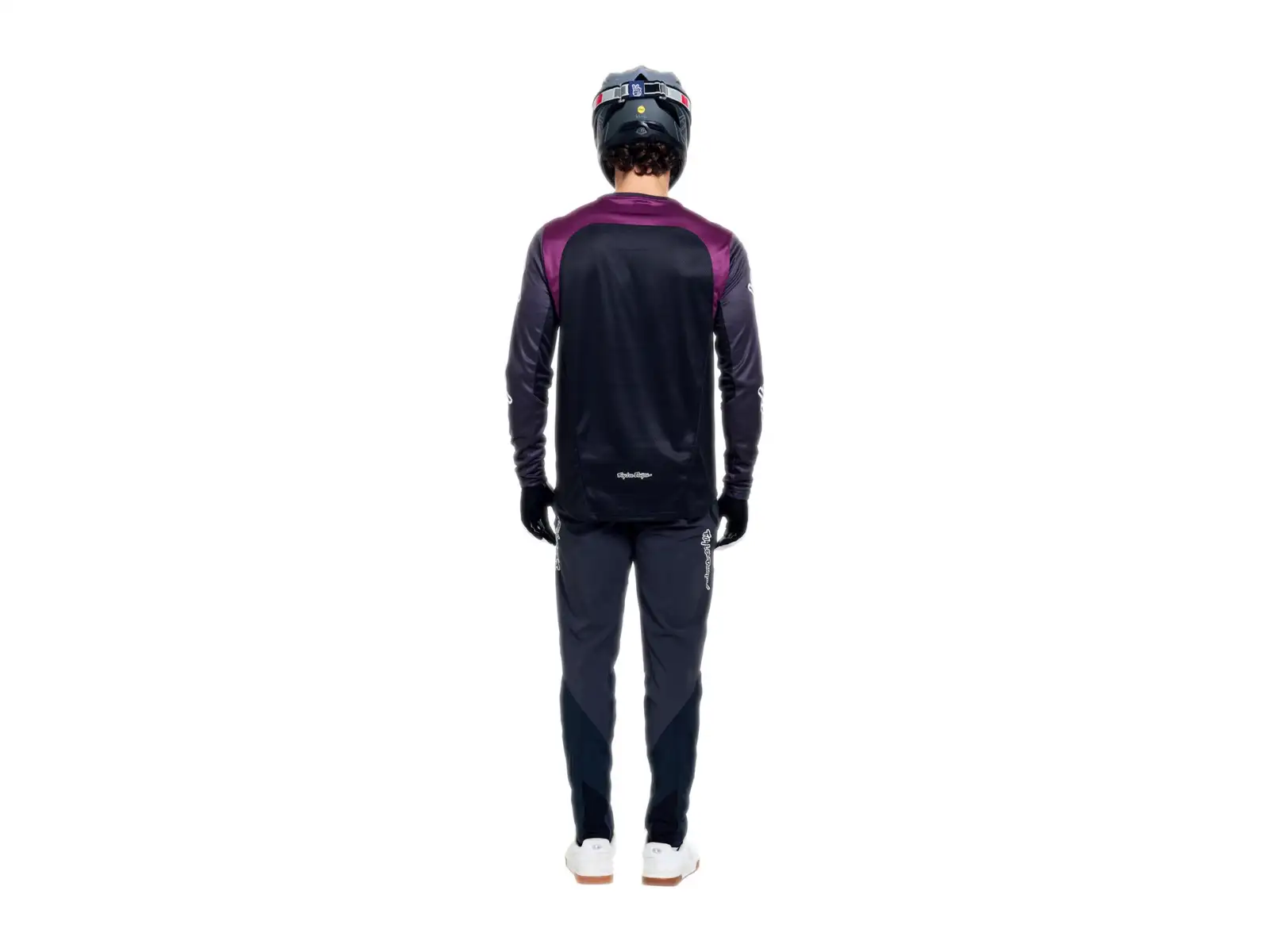 Troy Lee Designs Stage Herren-Trikot Langarm Signature Carbon