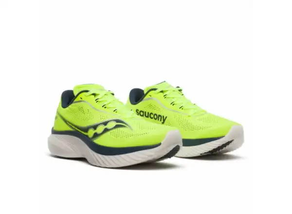 Saucony Kinvara 15 Herrenlaufschuhe Citron Navy