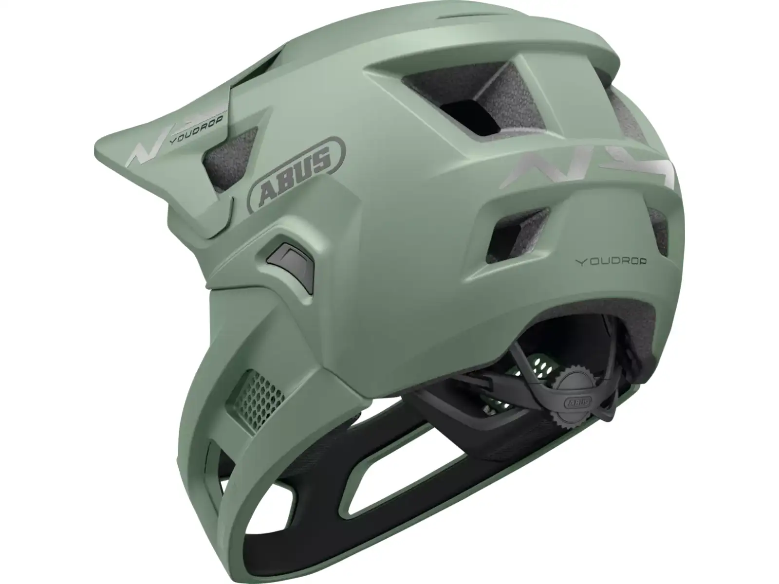 Abus YouDrop FF Kinderhelm Mist Green