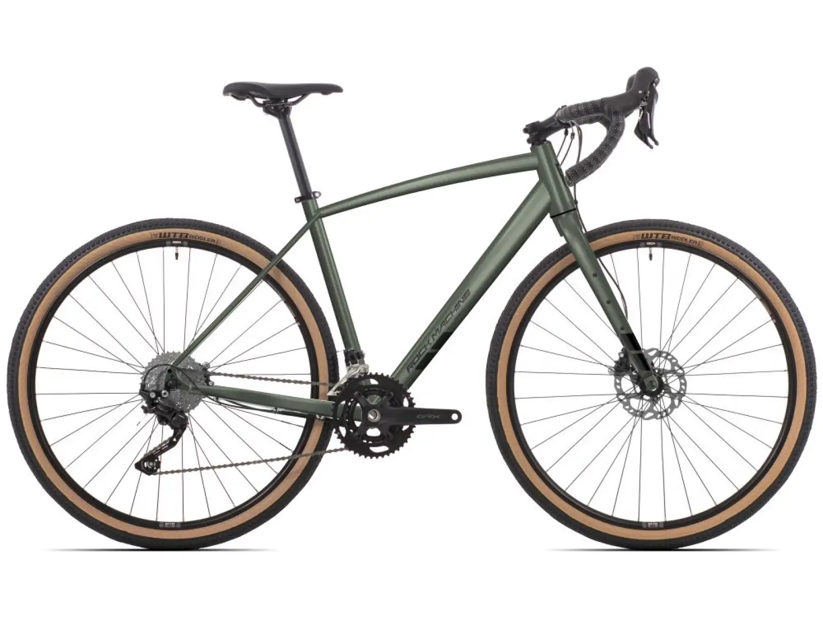 Rock Machine Lukk 40 Gravelrad Gloss Granite Green