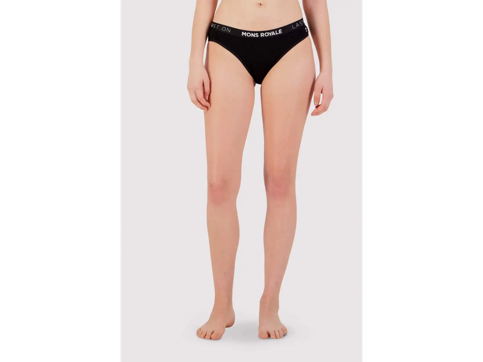 Mons Royale Folo Brief 22 Damen Unterhose Schwarz