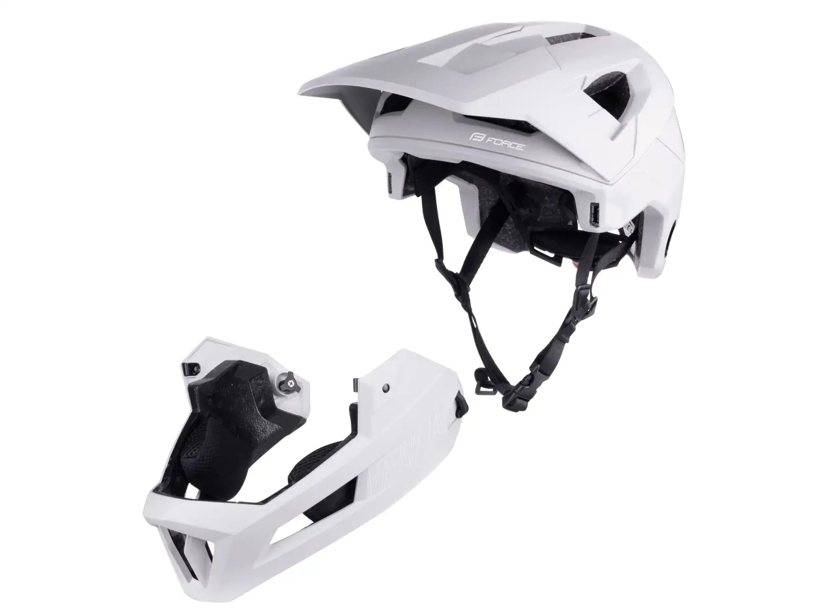 Force Venom Downhill Helm Grau