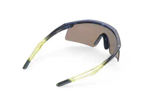 Rudy Project Turbolence Sportbrille Crystal Blue Avio/Apple Green Fade Gloss