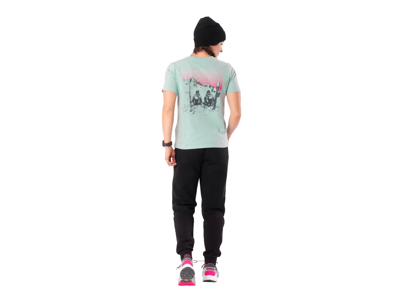 Dynafit Back Graphic Cotton Damen T-Shirt Kurzarm Cloud Blue/Twilight