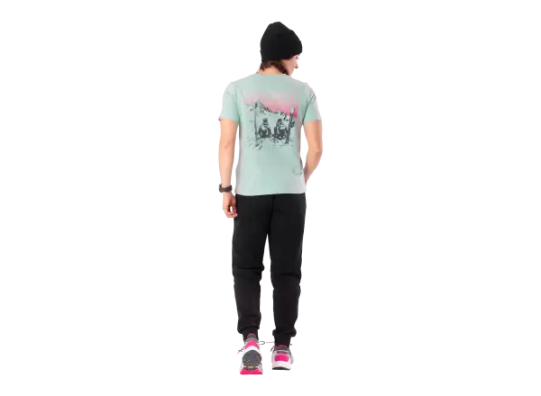Dynafit Back Graphic Cotton Damen T-Shirt Kurzarm Cloud Blue/Twilight