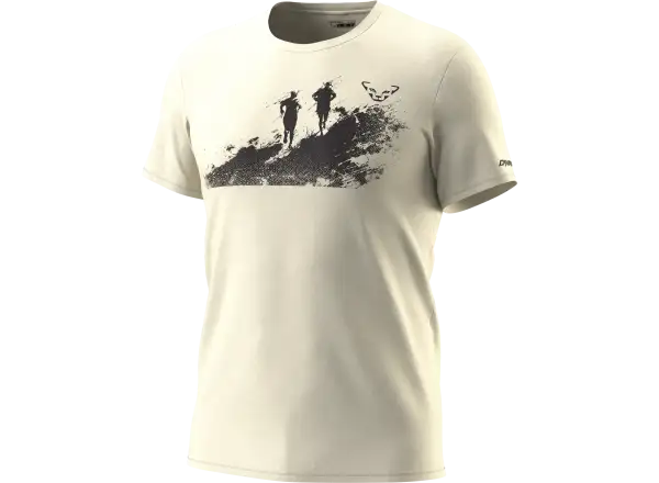 Dynafit Graphic Cotton Herren T-Shirt Kurzarm Overcast/Runners