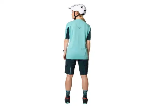 Dynafit Ride Damen-Trikot, kurze Ärmel, Marineblau/Heidelbeere
