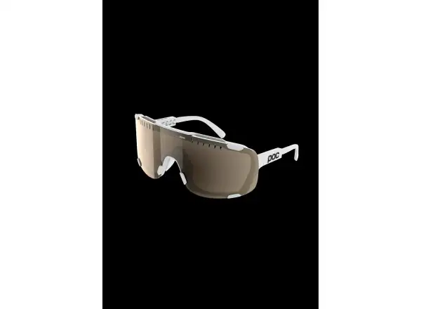 POC Devour Mid + Sonnenbrille Hydrogen White/Clarity Trail/Partly Sunny Silver