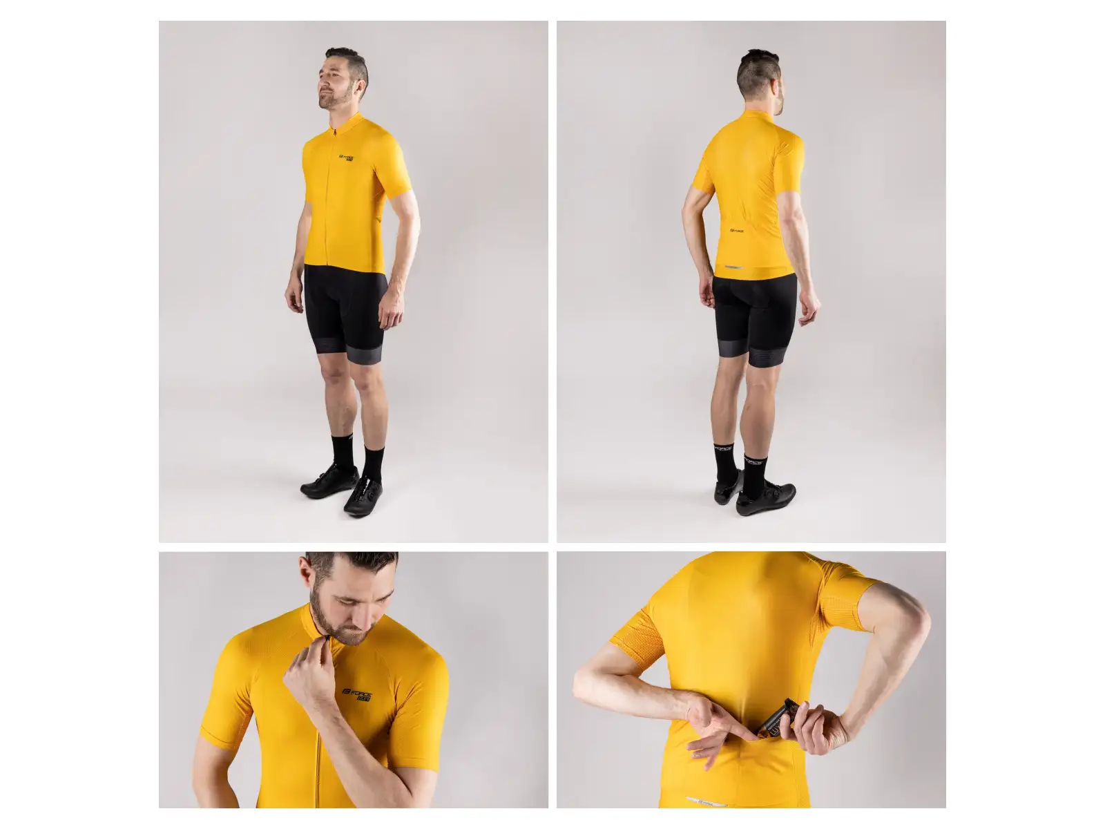 Force Pure Herren Kurzarmtrikot gelb