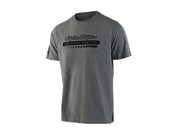 Troy Lee Designs Factory Racing T-Shirt Kurzarm heather gray@