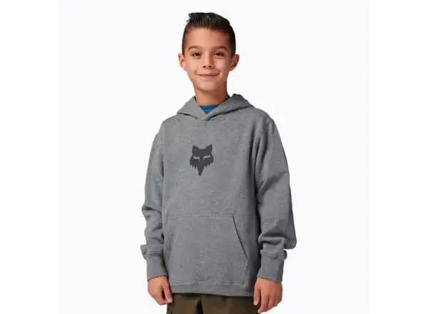 Fox Yth Legacy Fleece Po Kinder Hoodies Heather Graphite Grey