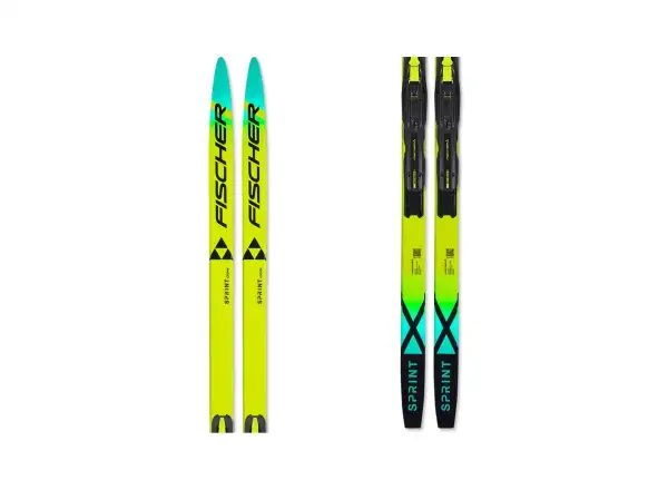 Fischer Sprint Crown Langlaufskier + Tour Step-In Jr IFP Bindung Set
