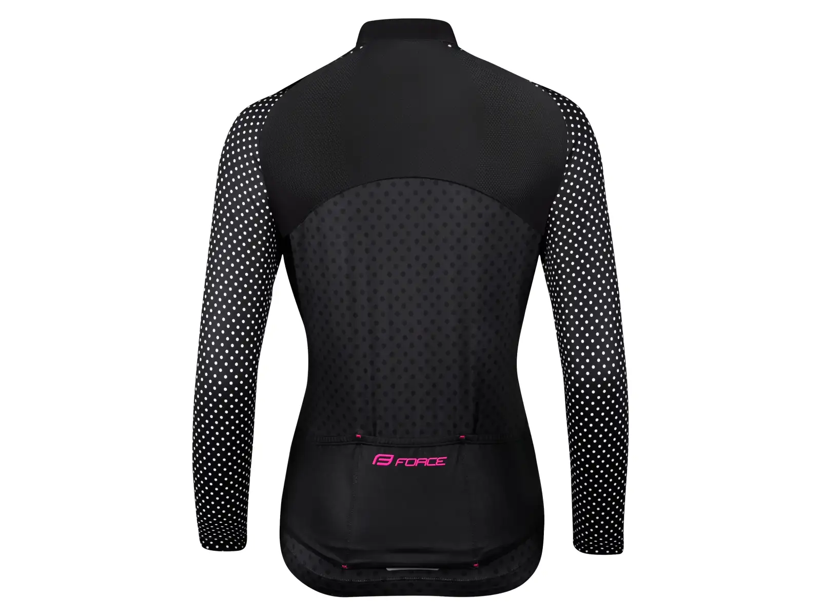Force Points Damen Langarmshirt Schwarz/Rosa