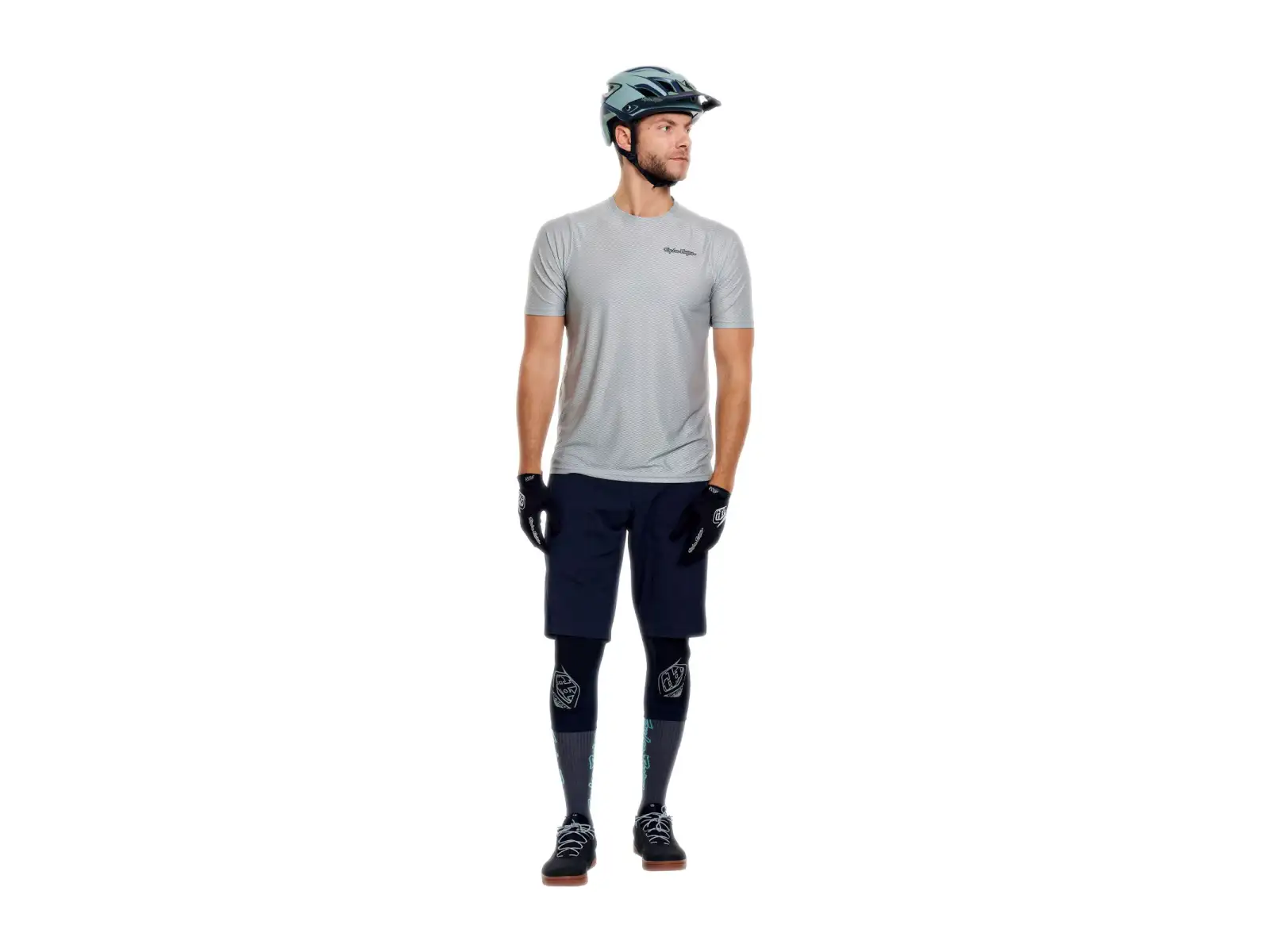 Troy Lee Designs Skyline Pro Air Herren-Shorts mit Einsatz x BN3TH Liner Mono Carbon