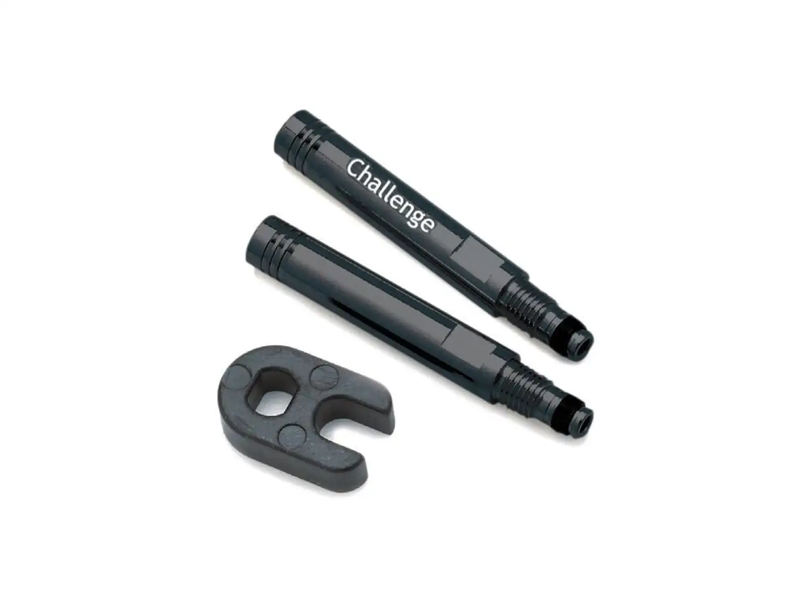 Challenge ALU Adapter für Ventil 55mm 2 Stk schwarz