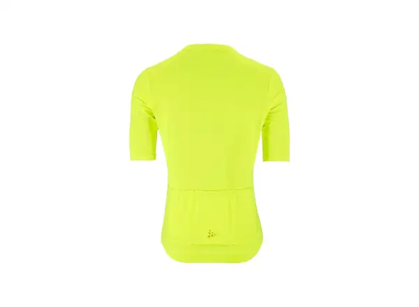 Craft Endur Logo Herrentrikot Kurzarm gelb