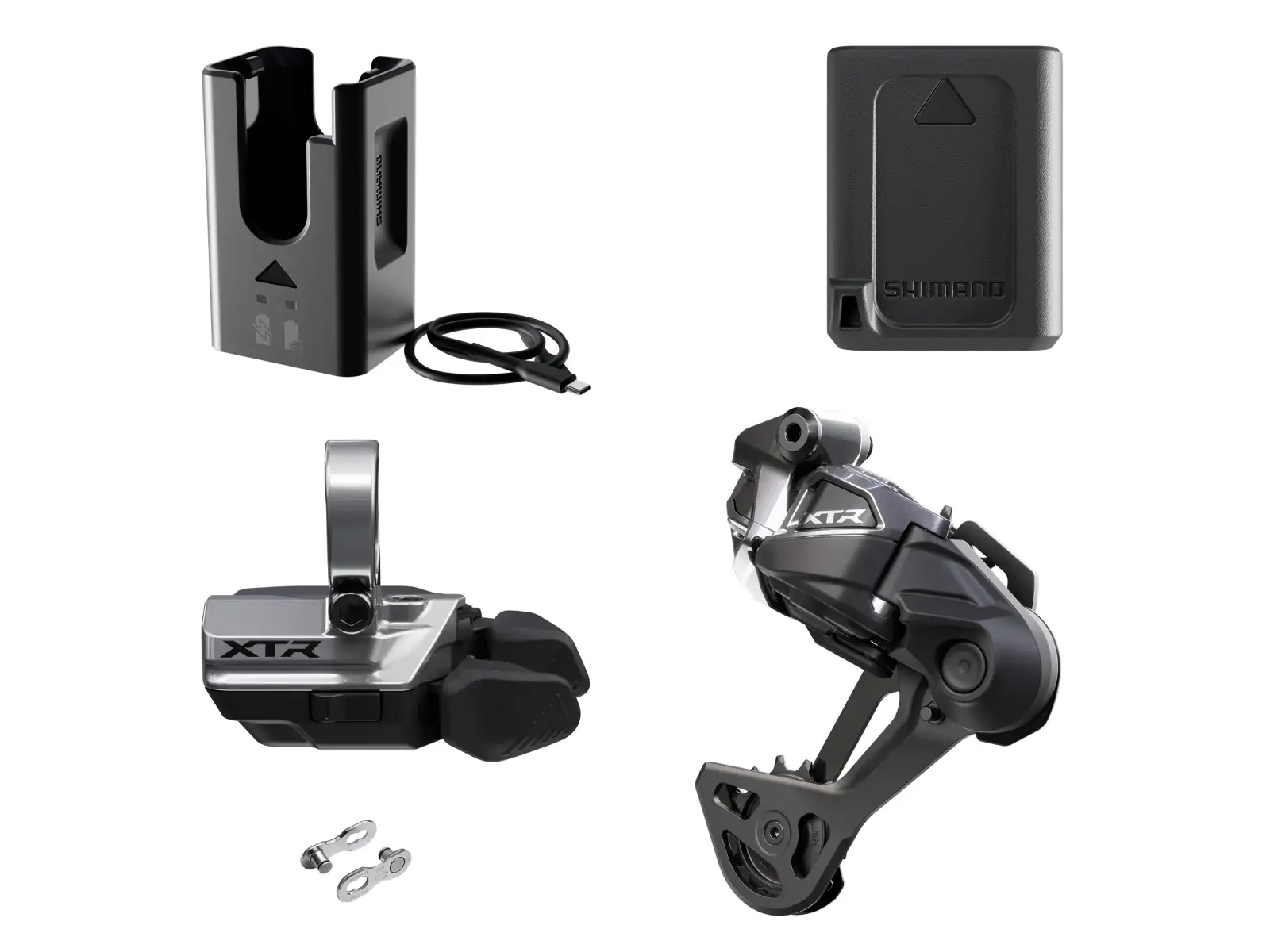 Shimano XTR RD-M9250-SGS, SW-M9250-R, BT-DN320, EC-DN100, SM-CN910-12 Upgrade-Set