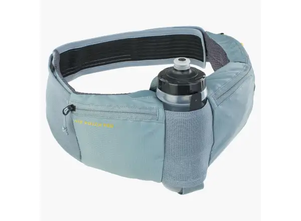 Evoc Hip Pouch Pro Gürteltasche 1 l Steel + Flasche 0,55 l