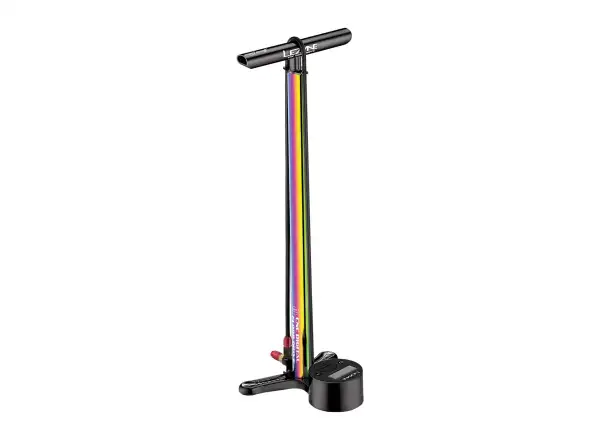 Lezyne CNC Digital Drive 3.5 Werkstatt-Pumpe Special Edition in Neo-Metallic
