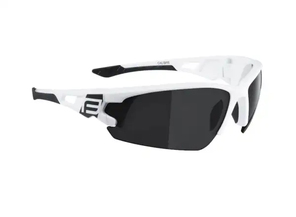 Force Calibre Fahrradbrille weiß/schwarze Gläser