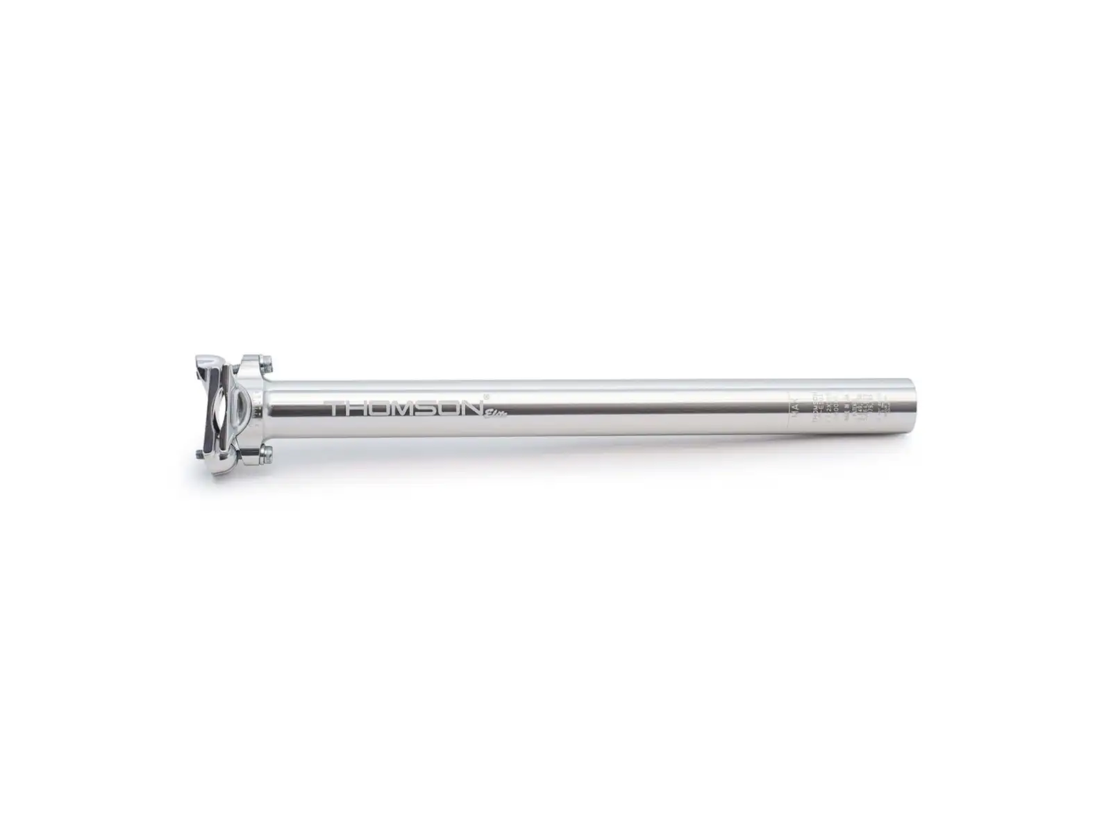 Thomson Elite Sattelstütze, gerade, 27,2 mm, silber