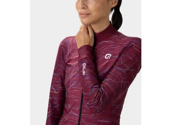 Alé Byte PR-E Damen Langarmtrikot Bordeaux