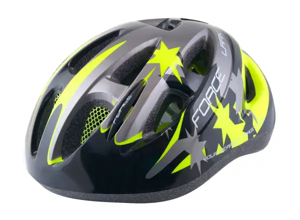 Force Lark Kinderhelm Schwarz/Fluo