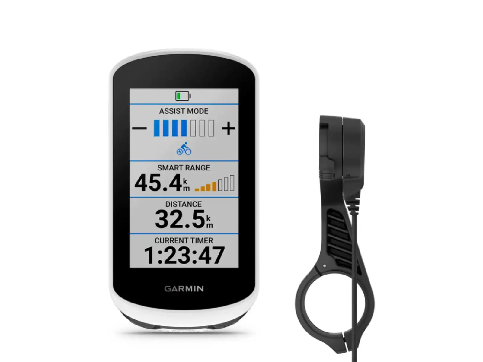 Garmin Edge Explore 2 GPS-Navigation + Edge Power Mount Stromversorgungshalterung