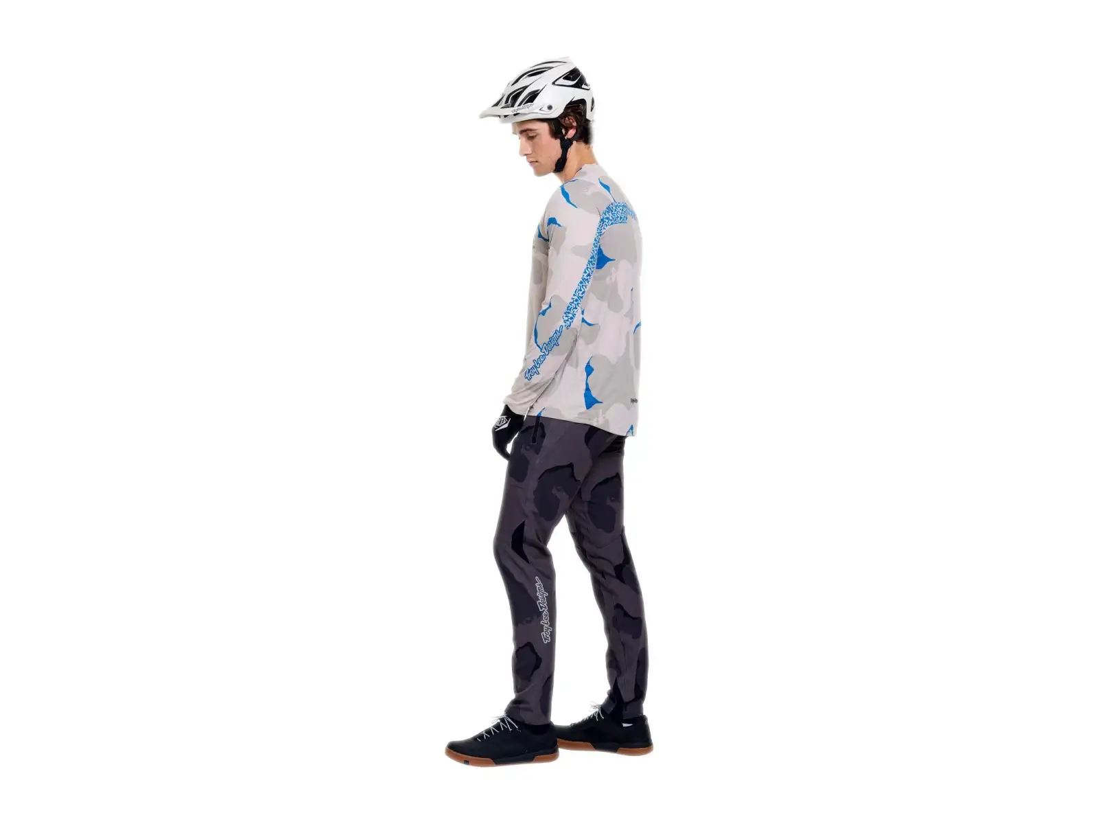 Troy Lee Designs Skyline Pro Herren-Trikot langärmlig Flow Camo Pumice