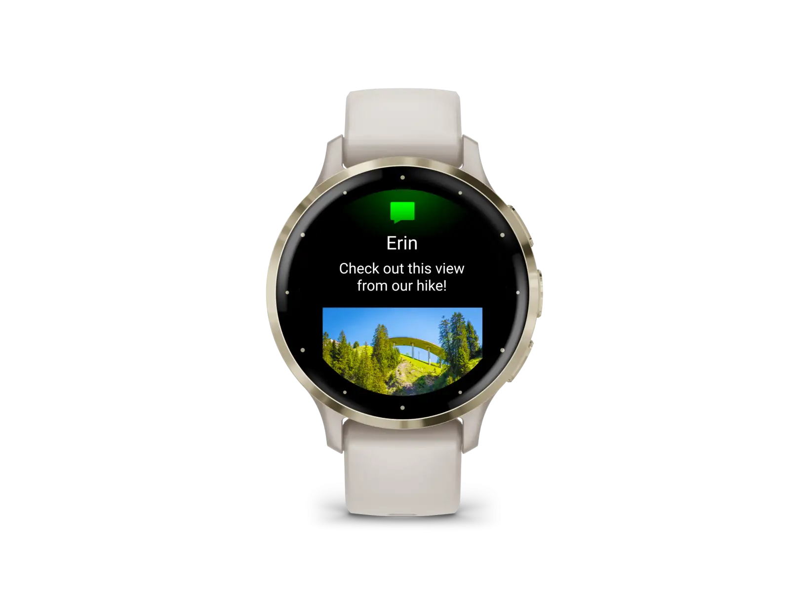 Garmin Venu 3S Smartwatch Soft Gold/Ivory
