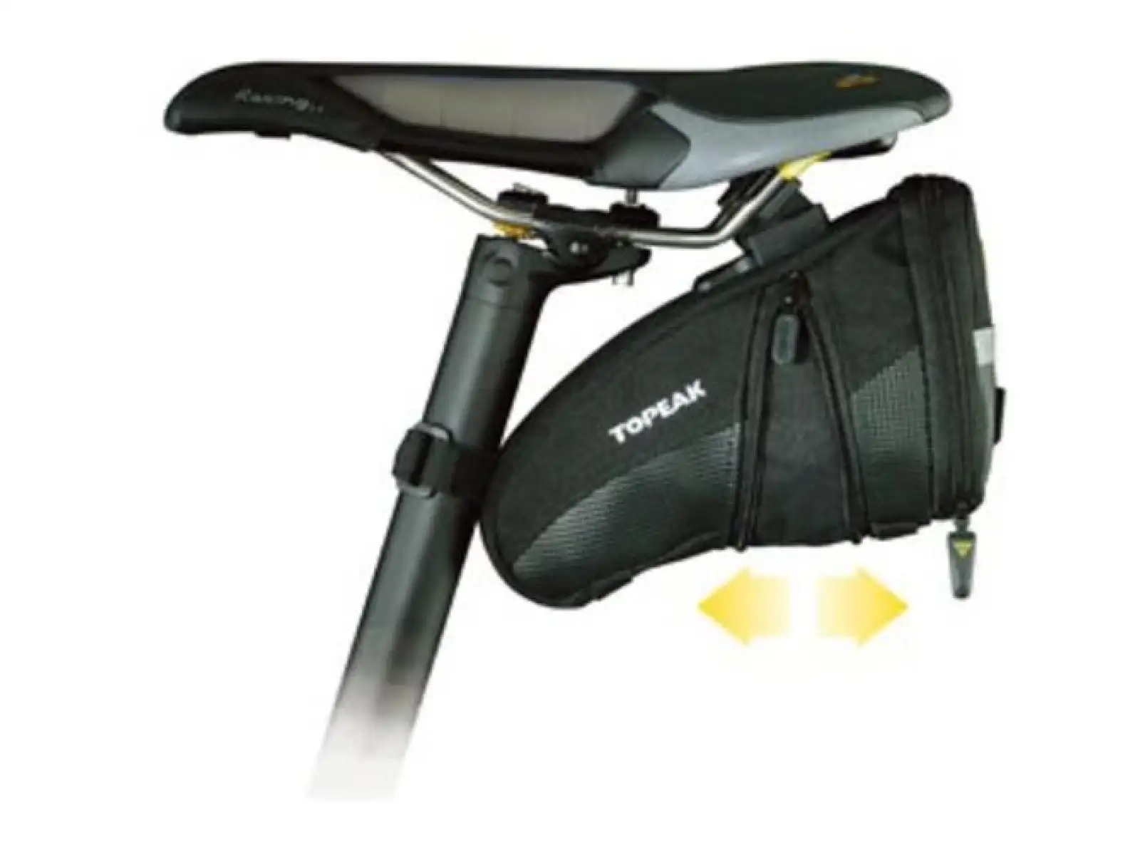 Topeak Aero Wedge Pack Large Satteltasche mit QuickClick-System