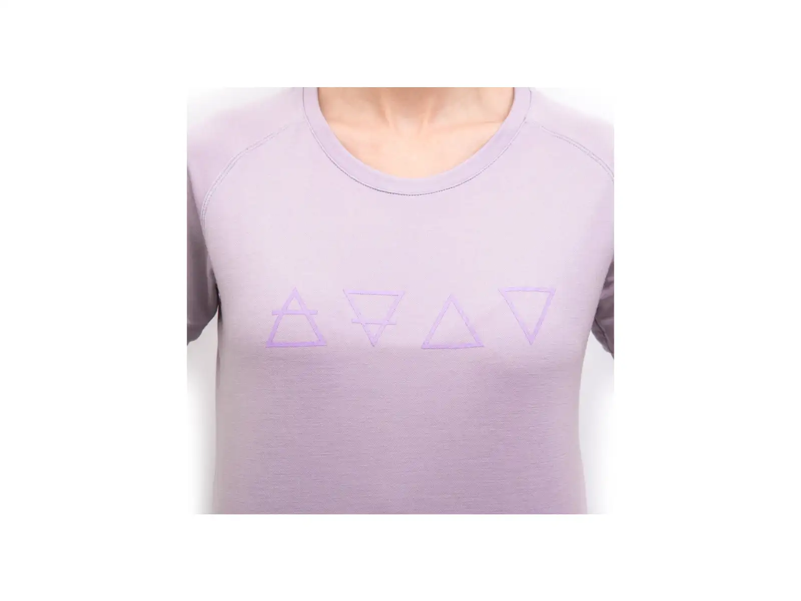 Sensor Merino Blend Elements Damen T-Shirt Kurzarm Mystic Violet