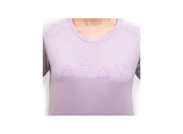 Sensor Merino Blend Elements Damen T-Shirt Kurzarm Mystic Violet