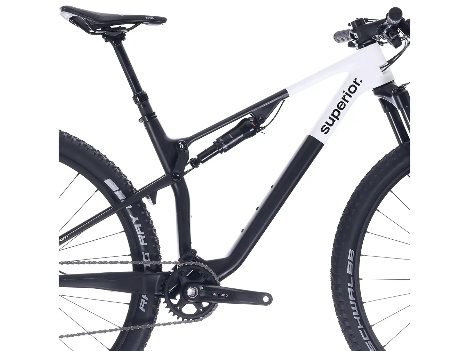 Superior XF 9.2 RC Mountainbike Matte Carbon / Weiß
